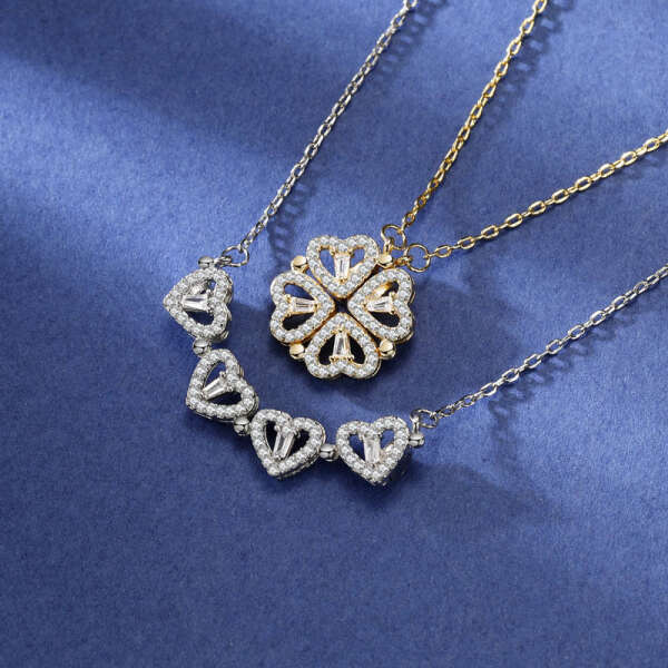 product image: Collana con quattro ciondoli magnetici