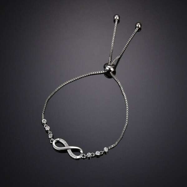 product image: Pulseira com pingente que simboliza o infinito